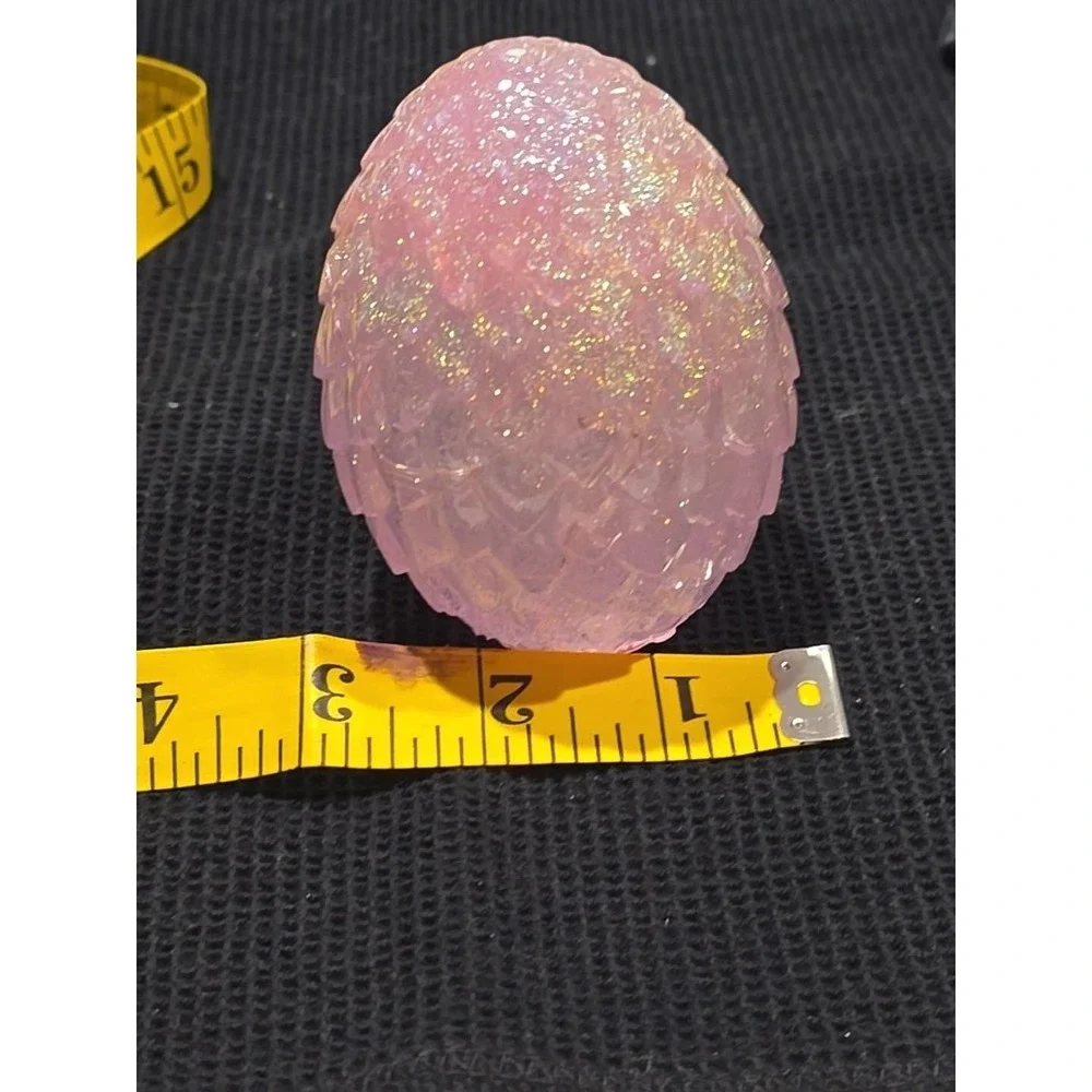 Handmade Resin Dragon Egg Night Light Flashing‎ Colors 3 Stages 743